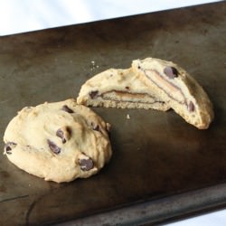 Tagalong Stuffed Cookies