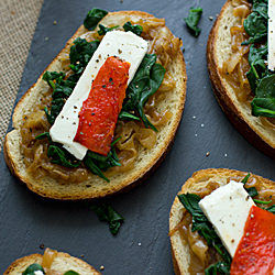 Veggie Open-Faced Sandwiches