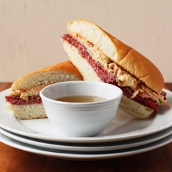 Corned Beef Hoagie with Spicy Slaw