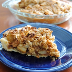 Pear Crumble Pie