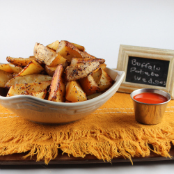 Baked Buffalo Potato Wedges