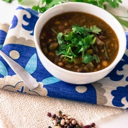 Mixed Beans and Celery Curry