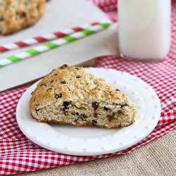 Healthy(er) Scones Chocolate Ginger