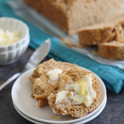 Maple Parmesan Beer Bread