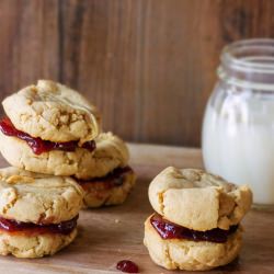 PB&J Sandwich Cookies