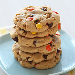 Giant Reese’s Pieces Cookies