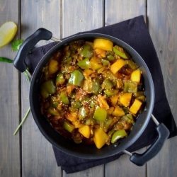 Capsicum and Potato Curry