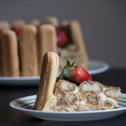 Tiramisu Charlotte Cake