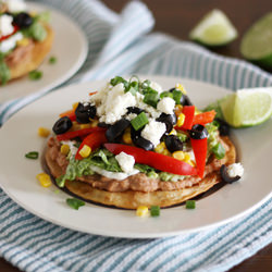 Nine-Layer Mexican Tostadas