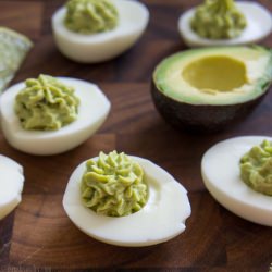 Guacamole Deviled Eggs