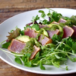 Chili Crusted Ahi Tuna Salad