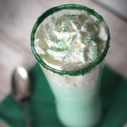 Homemade Shamrock Shake