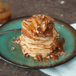 Caramel Apple Pancakes