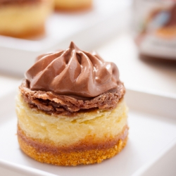 Mini Nutella Cheesecakes