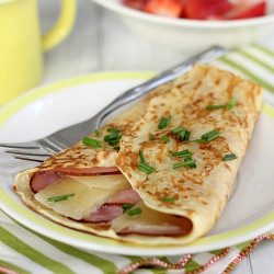 Ham and Gruyère Crêpes