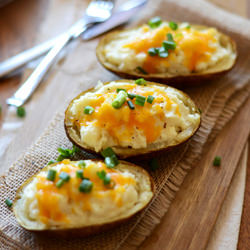 Cauliflower Twice Baked Potato