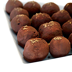 Whiskey Truffles with Baileys Sugar