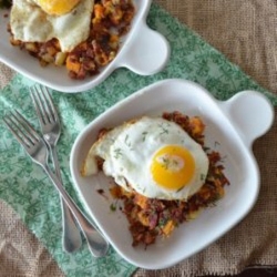 Sweet Potato Corned Beef Hash