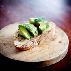 Seasoned Avocado Bruschetta