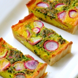 Spring Radish Tart