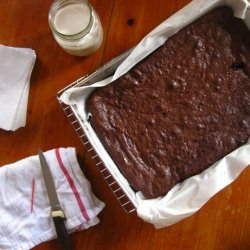 Flourless Bittersweet Brownies