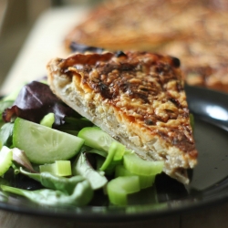 Guinness and Caramelized Onion Tart