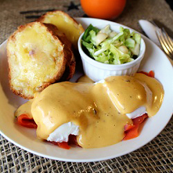 Healthier Smoked Salmon Benedicts