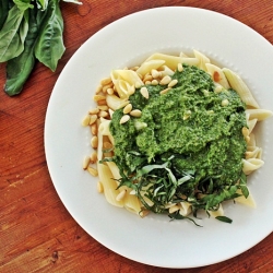 Spinach and Basil Pesto