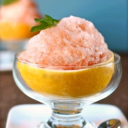 Pink Grapefruit Granita