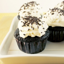 Chocolate Cupcakes Mascarpone