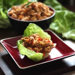 Cashew Chicken Lettuce Wraps