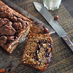 Banana Nutella Bread