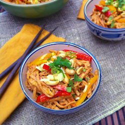 Spicy Peanut Noodle Salad