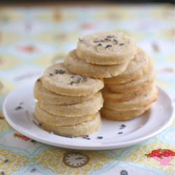 Lemon-Lavender Shortbread Cookies