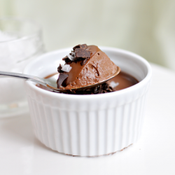 Salted Mayan Chocolate Pot de Creme