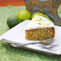 Lime and Pistachio Cake