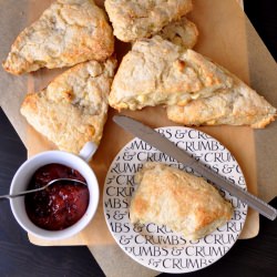 Banana White Chocolate Scones