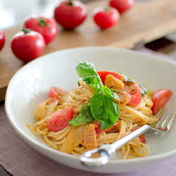 Kimchi Tomato Spaghetti