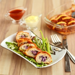 Glazed Chicken Involtini Makeover