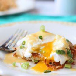 Green Onion Latke Benedicts