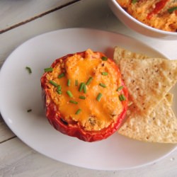 Chicken Wing Dip Stuffed Peppers