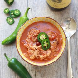 Pulled Chicken Taco Soup