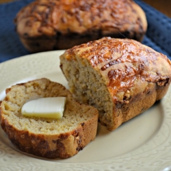 Cheesy Mini Loaf Beer Bread