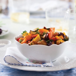 Eggplant and Pepper Salad