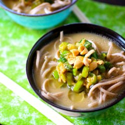 Soba Noodles with Ginger Broth