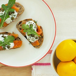 Salmon & Herb Tartines