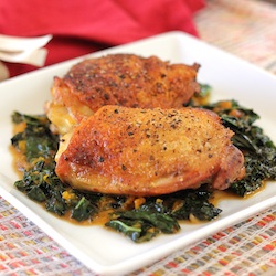 Crispy Chicken Thighs