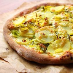 Leek and Potato Pizza