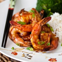 Shrimp with Spicy Garlic Sauce