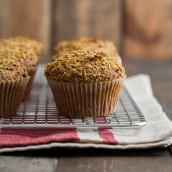 Pistachio Chocolate Chip Muffins